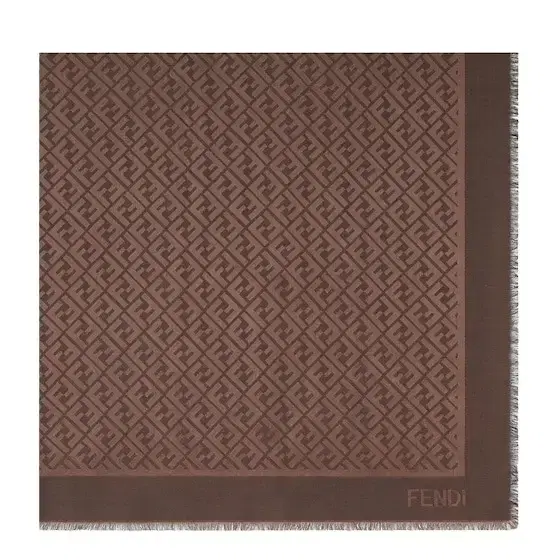 The iconic shawl is made of an organic silk and wool