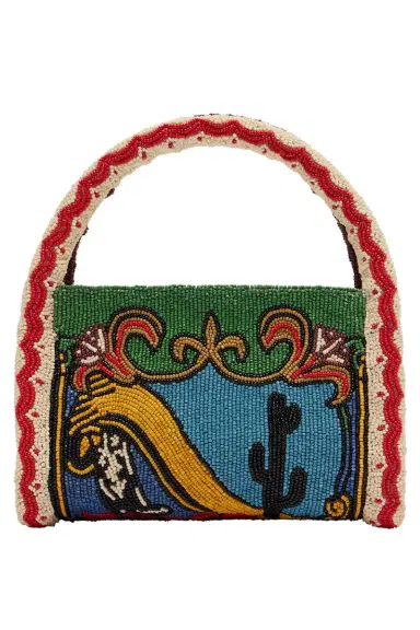 ALÉMAIS Ace Beaded Barrel Bag | Thumbnail 5