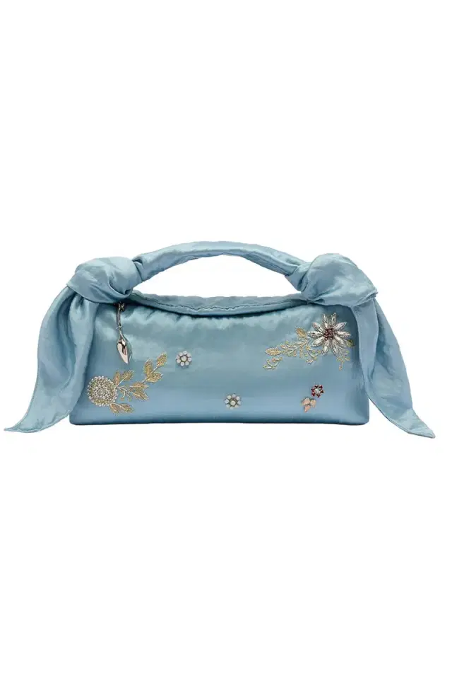 Erdem Embellished East West Bloom Bag - Artist Blue