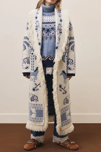 Alanui Island Roots Foulard Coat | Thumbnail 2