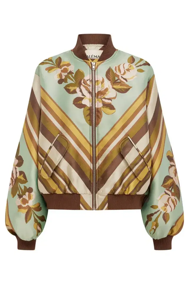 ALEMAIS La Rosa Bomber Jacket