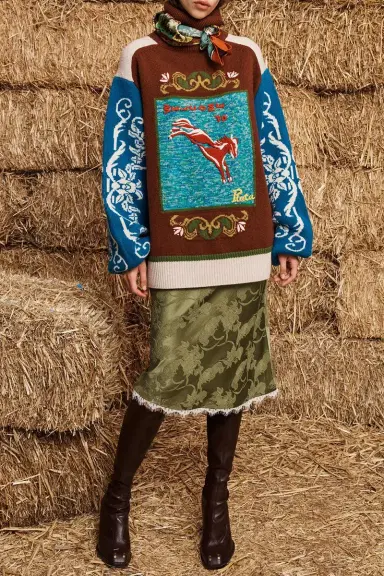 ALÉMAIS Lasso Patchwork Sweater | Thumbnail 2