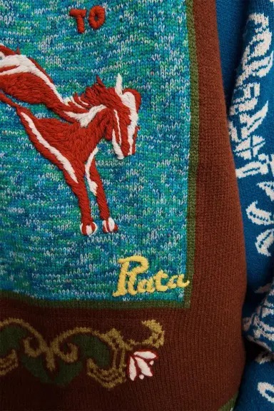 ALÉMAIS Lasso Patchwork Sweater | Thumbnail 4