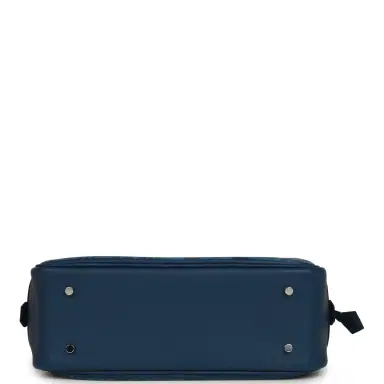 HERMÈS Hermes "Tulipomanie" Mini Plume 21 Bag Deep Bleu Swift Palladium Hardware | Thumbnail 6