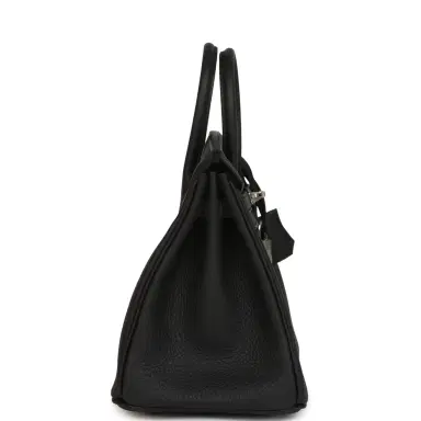 HERMÈS Hermes Birkin 25 Black Togo Palladium Hardware | Thumbnail 3 HERMÈS Hermes Birkin 25 Black Togo Palladium Hardware | Thumbnail 3