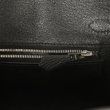 HERMÈS Hermes Birkin 25 Black Togo Palladium Hardware | Thumbnail 9 HERMÈS Hermes Birkin 25 Black Togo Palladium Hardware | Thumbnail 9