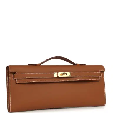 HERMÈS Hermes Kelly Cut Gold Swift Gold Hardware | Thumbnail 2