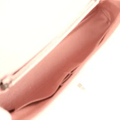 Chanel Pre-owned Chanel Medium Coco Handle Flap Bag Blush Caviar Aged Ruthenium Hardware | Thumbnail 8 Chanel Pre-owned Chanel Medium Coco Handle Flap Bag Blush Caviar Aged Ruthenium Hardware | Thumbnail 8
