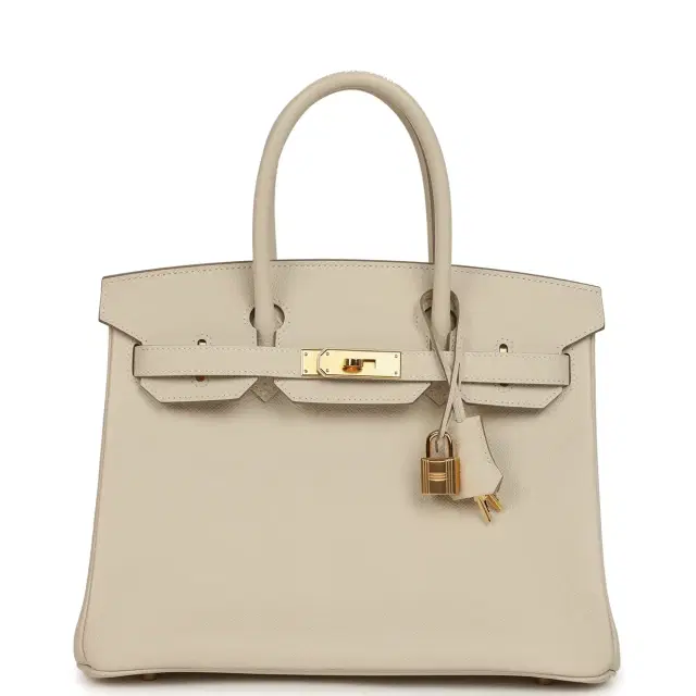 HERMÈS Pre-owned Hermes Birkin 30 Craie Epsom Gold Hardware