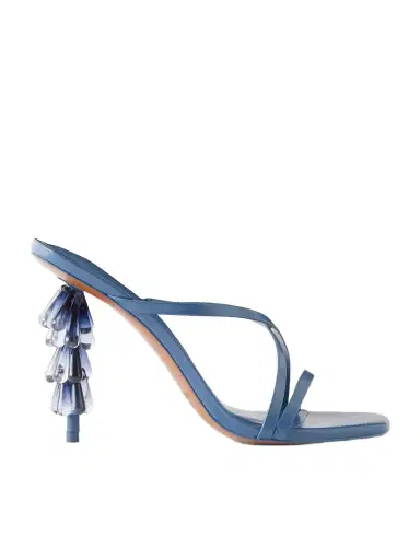 Cult Gaia Sage 90 Bead-embellished Leather Sandals | Thumbnail 1