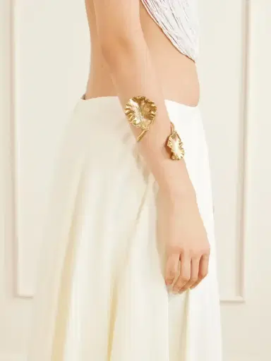 Cult Gaia Iris Gold-tone Cuff | Thumbnail 2 Cult Gaia Iris Gold-tone Cuff | Thumbnail 2