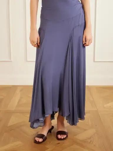 Kallmeyer Alyse Silk-chiffon Midi Skirt | Thumbnail 3
