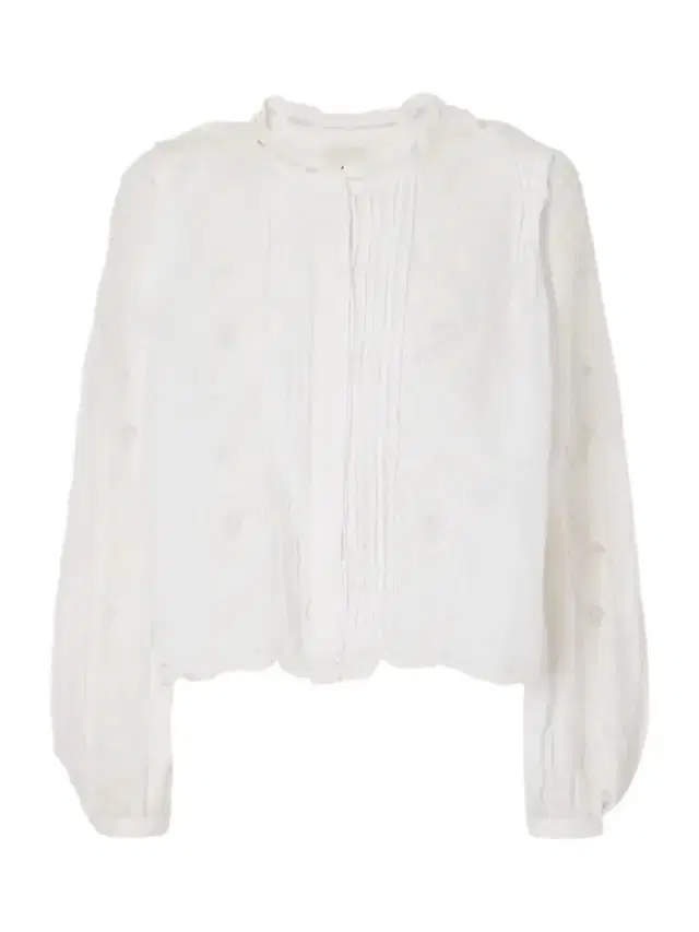 Isabel Marant Rubra Embroidered Ramie Blouse