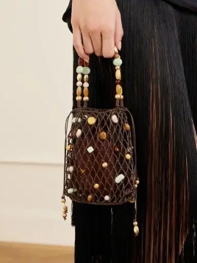 Cult Gaia Mercier Bead-embellished Mini Bag | Thumbnail 2 Cult Gaia Mercier Bead-embellished Mini Bag | Thumbnail 2