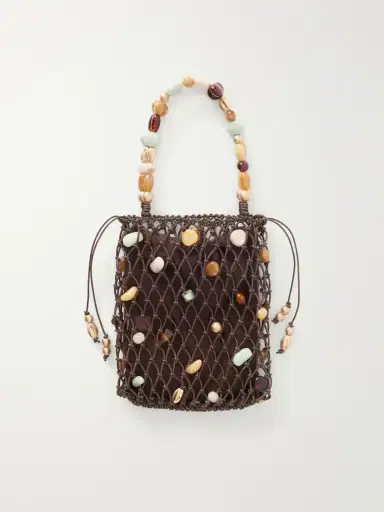 Cult Gaia Mercier Bead-embellished Mini Bag | Thumbnail 4 Cult Gaia Mercier Bead-embellished Mini Bag | Thumbnail 4