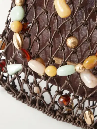 Cult Gaia Mercier Bead-embellished Mini Bag | Thumbnail 5 Cult Gaia Mercier Bead-embellished Mini Bag | Thumbnail 5