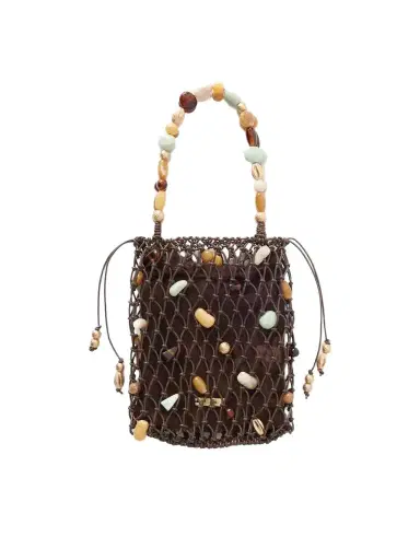 Cult Gaia Mercier Bead-embellished Mini Bag | Thumbnail 1 Cult Gaia Mercier Bead-embellished Mini Bag | Thumbnail 1