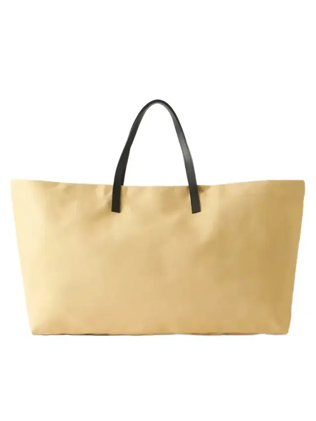 Kallmeyer Cottage Leather-trimmed Canvas Tote