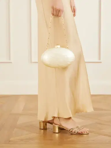 Cult Gaia Eviana Marble-effect Clutch | Thumbnail 2 Cult Gaia Eviana Marble-effect Clutch | Thumbnail 2