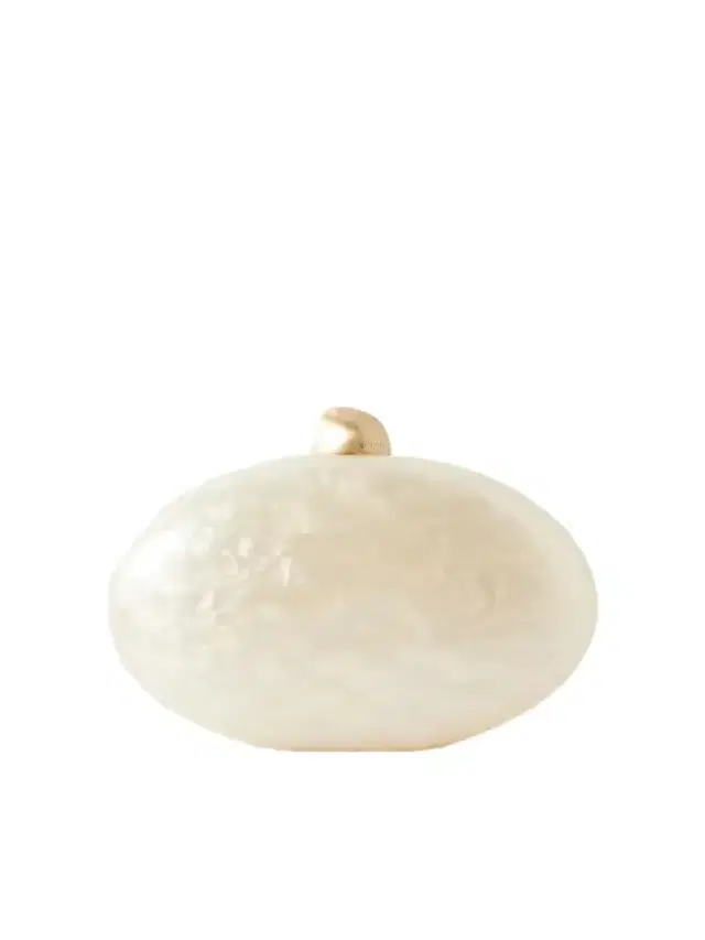 Cult Gaia Eviana Marble-effect Clutch