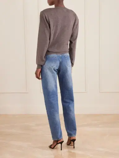Magda Butrym Knotted Cropped Wool Sweater | Thumbnail 3