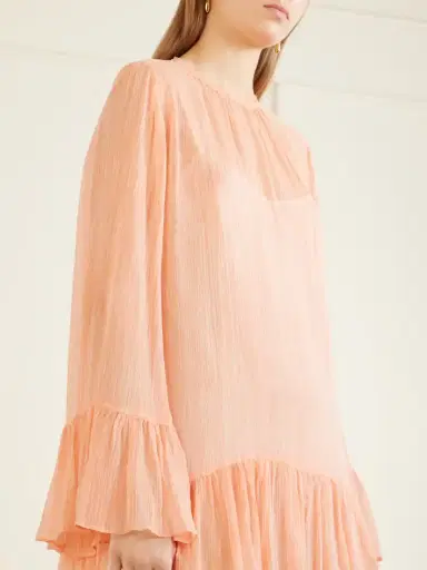 Ulla Johnson Emmeline Gathered Tiered Silk-chiffon Mini Dress | Thumbnail 4 Ulla Johnson Emmeline Gathered Tiered Silk-chiffon Mini Dress | Thumbnail 4