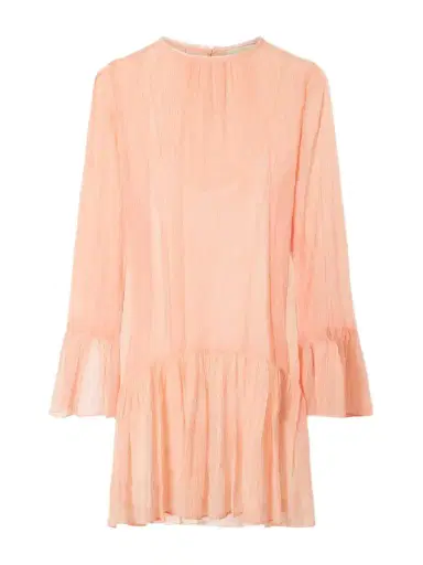 Ulla Johnson Emmeline Gathered Tiered Silk-chiffon Mini Dress | Thumbnail 1 Ulla Johnson Emmeline Gathered Tiered Silk-chiffon Mini Dress | Thumbnail 1