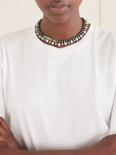 Roxanne Assoulin The Salt & Pepper Set Of Two Agate Beaded Necklaces | Thumbnail 2 Roxanne Assoulin The Salt & Pepper Set Of Two Agate Beaded Necklaces | Thumbnail 2