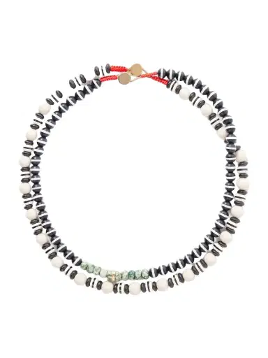 Roxanne Assoulin The Salt & Pepper Set Of Two Agate Beaded Necklaces | Thumbnail 1 Roxanne Assoulin The Salt & Pepper Set Of Two Agate Beaded Necklaces | Thumbnail 1