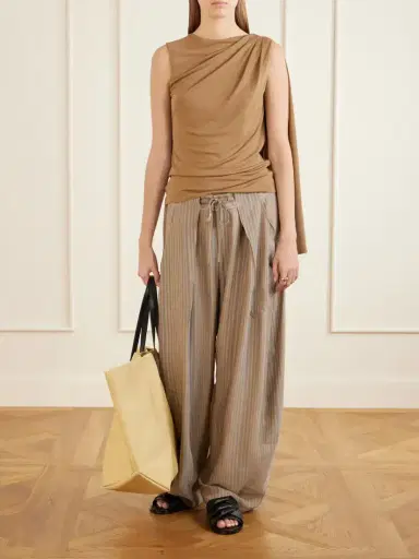 Kallmeyer Clemence Striped Twill Wide-leg Pants | Thumbnail 2 Kallmeyer Clemence Striped Twill Wide-leg Pants | Thumbnail 2