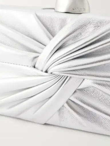Cult Gaia Lisse Gathered Leather Clutch | Thumbnail 5