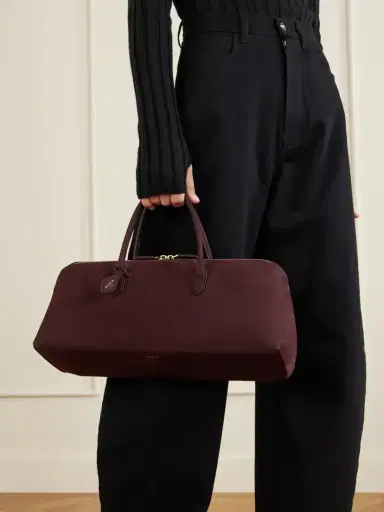 Alaïa Delta Medium Suede Tote | Thumbnail 2