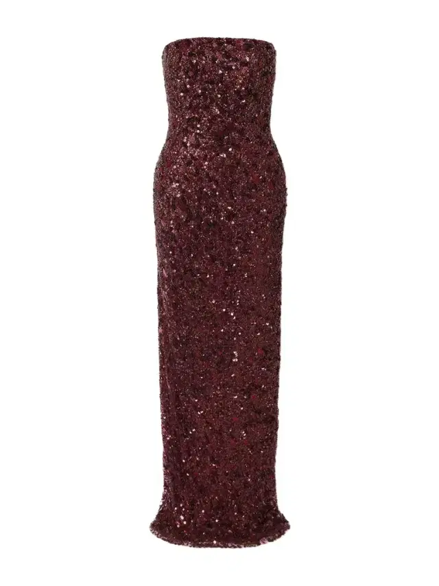 Jenny Packham Sirocco Sequined Tulle Gown