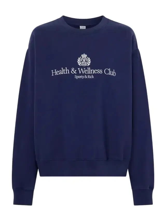 Sporty & Rich Logo-embroidered Cotton-jersey Sweatshirt