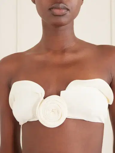 Magda Butrym Appliquéd Stretch-jersey Bikini Top | Thumbnail 4 Magda Butrym Appliquéd Stretch-jersey Bikini Top | Thumbnail 4