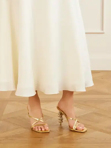 Cult Gaia Sage 90 Embellished Leather Sandals | Thumbnail 2 Cult Gaia Sage 90 Embellished Leather Sandals | Thumbnail 2