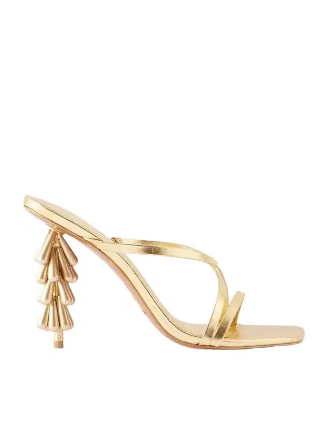 Cult Gaia Sage 90 Embellished Leather Sandals