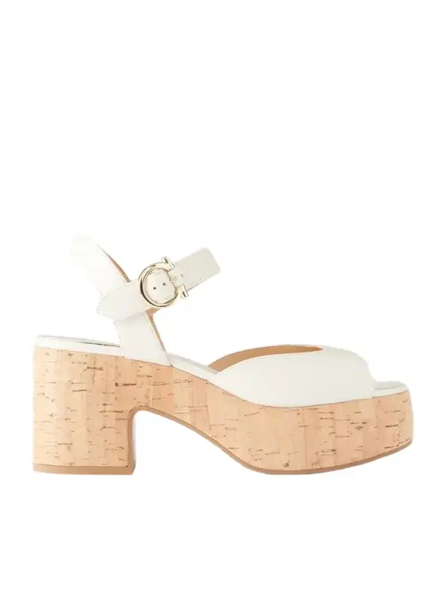Ferragamo Nerea 90 Leather Platform Sandals