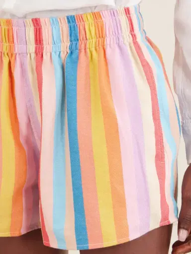 Marrakshi Life Striped Cotton-blend Shorts | Thumbnail 5