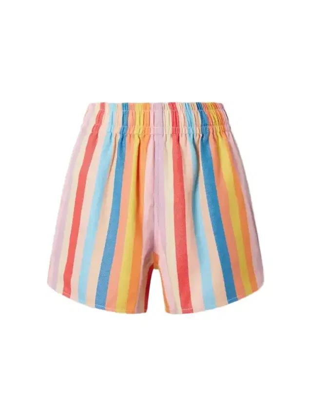 Marrakshi Life Striped Cotton-blend Shorts
