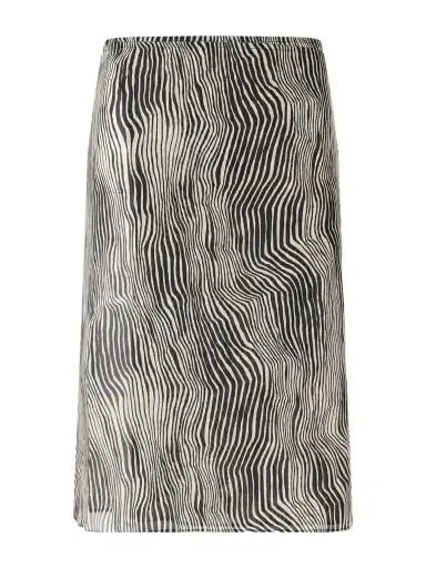 St. Agni Savannah Zebra-print Silk Midi Wrap Skirt | Thumbnail 1 St. Agni Savannah Zebra-print Silk Midi Wrap Skirt | Thumbnail 1
