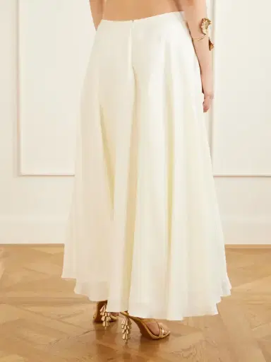 Cult Gaia Cyrene Silk-twill Midi Skirt | Thumbnail 4