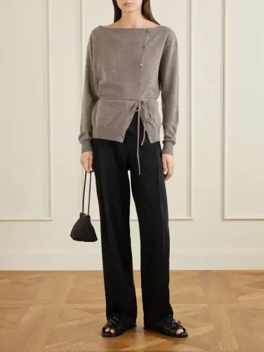 St. Agni Pleated Wool Wide-leg Pants | Thumbnail 2