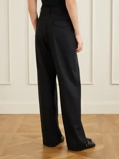 St. Agni Pleated Wool Wide-leg Pants | Thumbnail 4