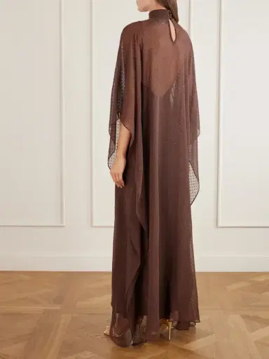Taller Marmo Muscat Lurex Fil Coupé Silk-blend Chiffon Gown | Thumbnail 3 Taller Marmo Muscat Lurex Fil Coupé Silk-blend Chiffon Gown | Thumbnail 3