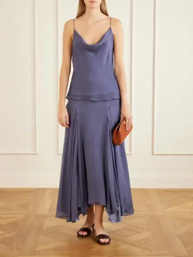 Kallmeyer Zia Draped Silk Camisole | Thumbnail 2