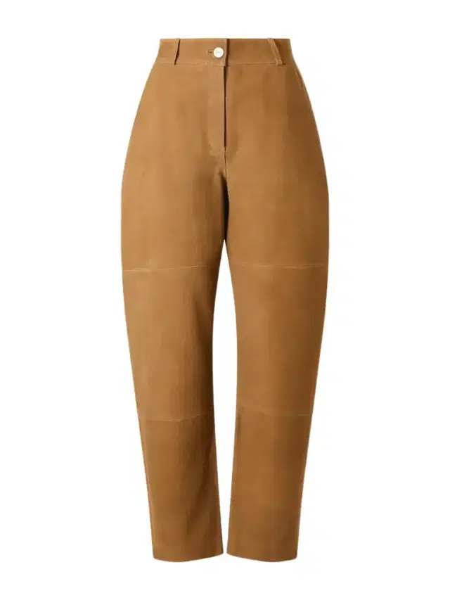RÓHE Sculptural Paneled Suede Barrel-leg Pants
