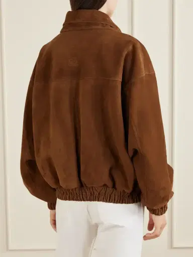 Magda Butrym Suede Biker Jacket | Thumbnail 3