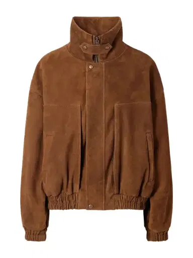 Magda Butrym Suede Biker Jacket | Thumbnail 1