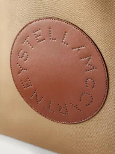 Stella McCartney Logo-embossed Reversible Vegetarian Material And Cotton-twill Tote | Thumbnail 6